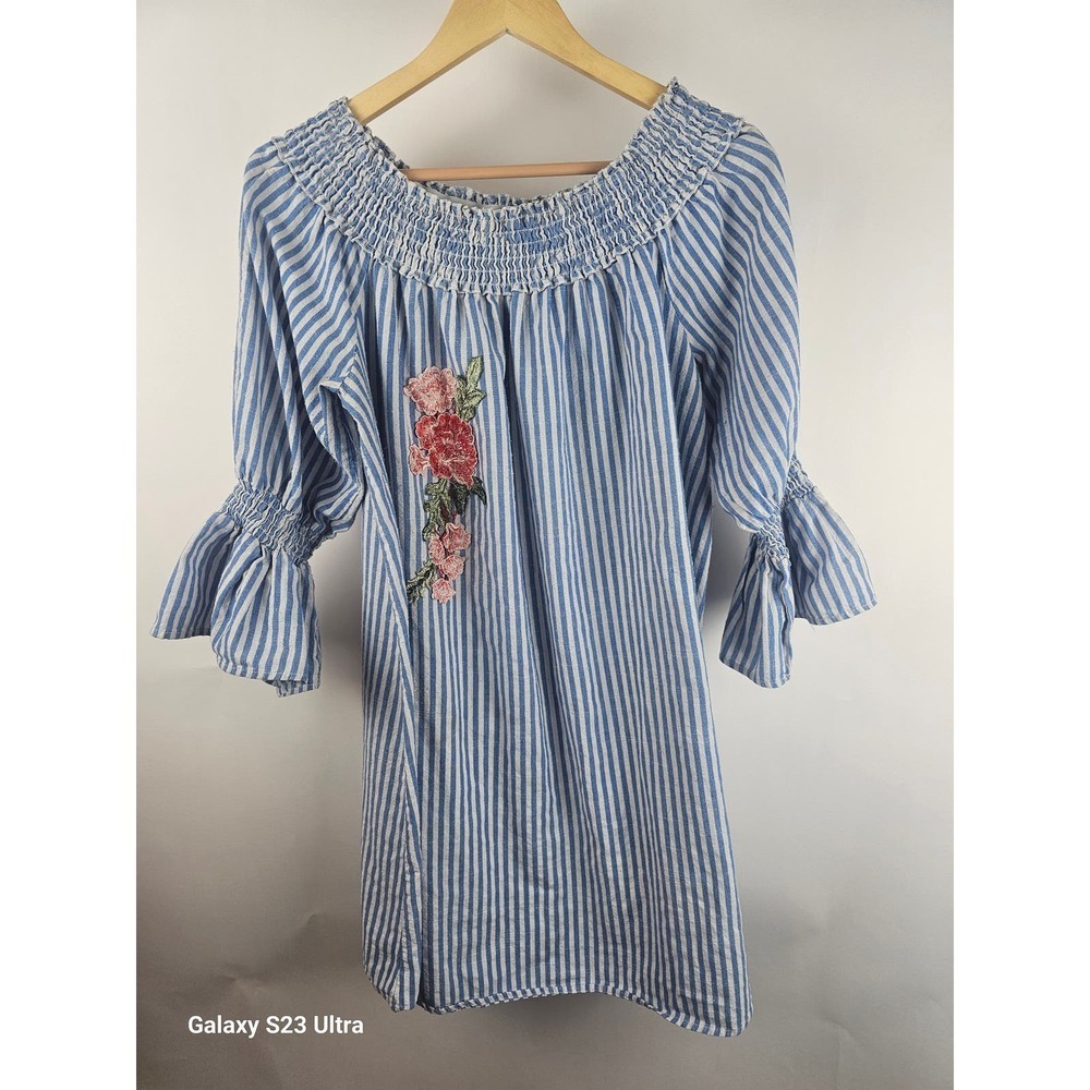 Mile Gabrielle, sz 1X, dress peasant sleeves
